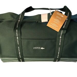 Lacoste Parfums Crocodile Weekender Travel Bag NWT